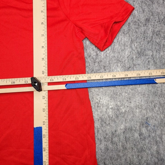 Nike The Tee Shirt Size Medium Boys Kids Youth M Red Dri-Fit Logo Short Sleeve - Picture 8 of 9